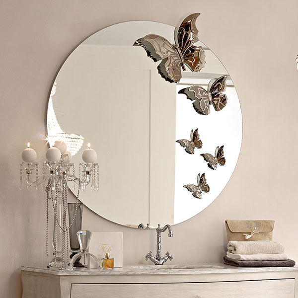 4001
mirror with butterflies  
Ø 120 cm