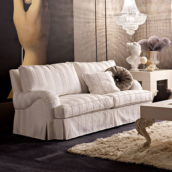 7312 Bryan<br>
sofa   
180 x 100 x 90 cm<br>

7313 Bryan<br>
sofa   
220 x 100 x 90 cm<br>

0525<br>
mirror top coffee table   
140 x 90 x 48 cm<br>
   
0524<br>
mirror top table   
80 x 80 x 66 cm<br>
  
4003 CAMEO<br>
mirror  
112 x 4 x 160 cm<br>
 
VSS8S<br>
Leonardo’s hand with Swarovski cross painting   
230 x 180 cm<br>
 
cl13<br>
9-light crystal chandelier  
Ø 60 x 88 cm