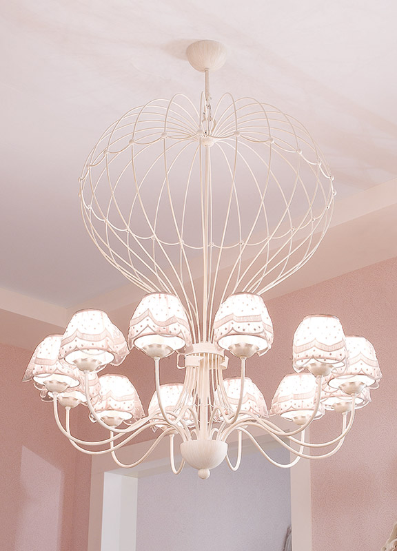 <strong>2039</strong> hot air balloon chandelier, 12 lights
ø 85 x H. 105 cm