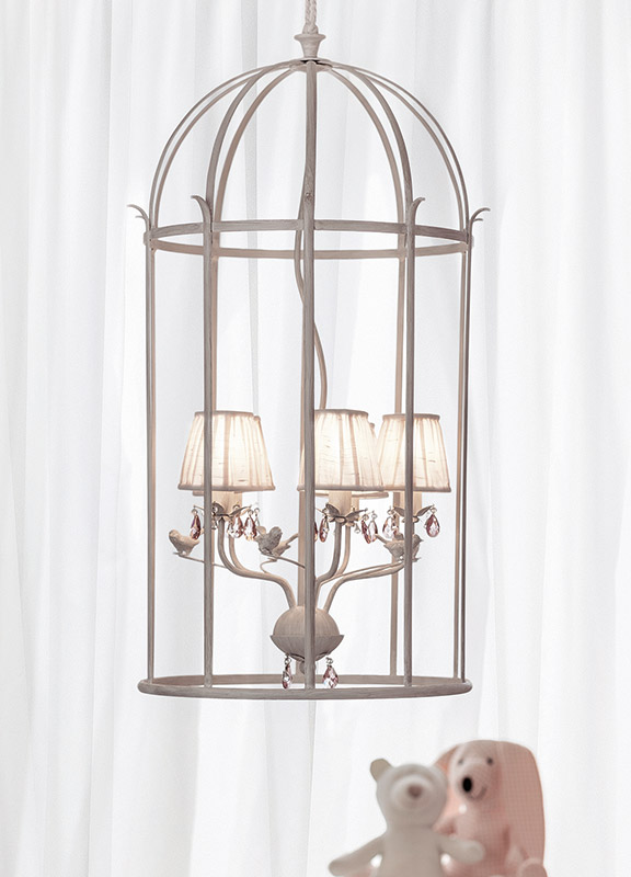 <strong>ML15</strong> birdcage chandelier, 5 lights ø 55 x H. 102 cm